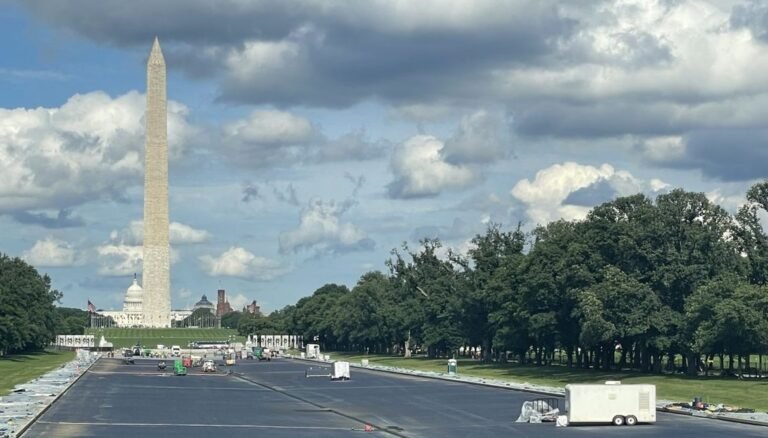 Fact-checking Trump on Reflecting Pool renovation timeline, cost, contractor relationship