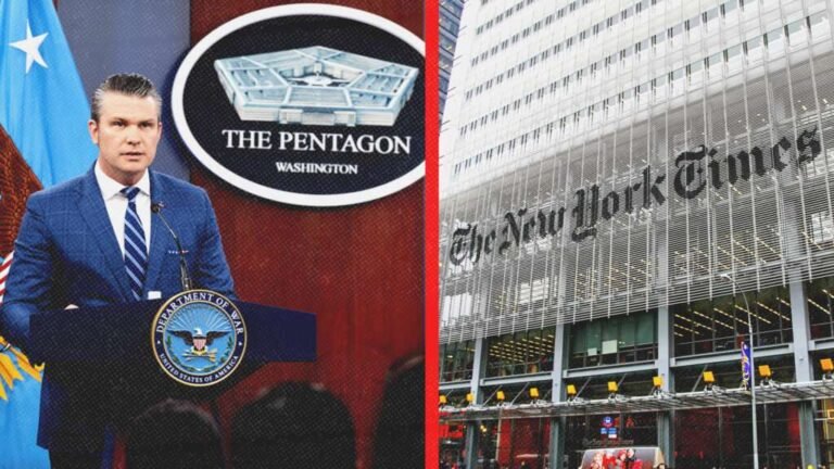 The New York Times sues Pentagon over ‘retaliatory’ escort requirement