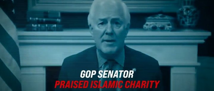 Ad in Texas GOP Runoff Attacks Cornyn on Immigration, Islam