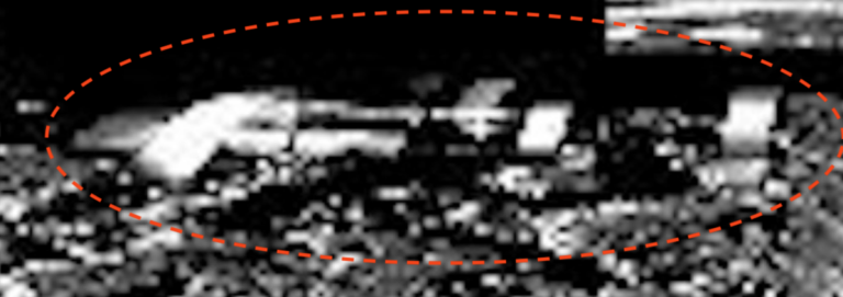 Alien Base 450 Miles Long On North Pole Region Of Moon, Old NASA Photo, UFO UAP Sighting News.