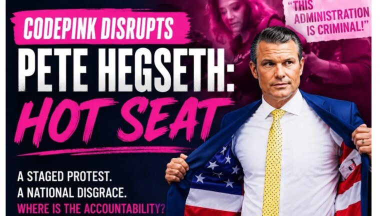 Pete Hegseth “War Crimes Secretary” Called Out