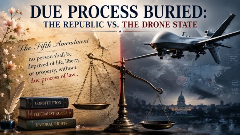 Due Process, Declared War, and the Killings That Are Not Either