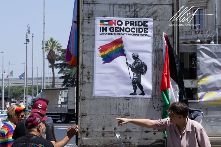 There Is No Pride in Genocide: Rome Pride Rejects Pinkwashing as Israel’s Slaughter Continues