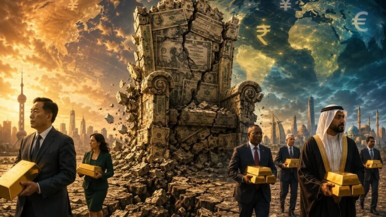 Gold Topples the Dollar’s Throne as the World Quietly Moves Beyond U.S. Financial Dominance