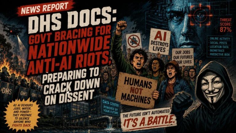Govt Bracing for Nationwide Anti-AI Riots, Preparing to Crack Down on Dissent