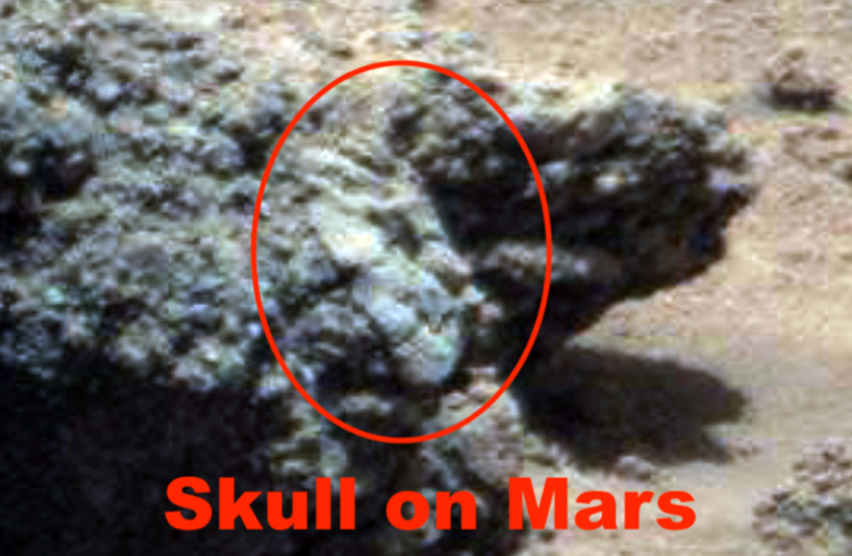 Ancient Humonoid-Cat Skull Found On Mars By Curiosity Rover, NASA Source, UFO UAP Sighting News.