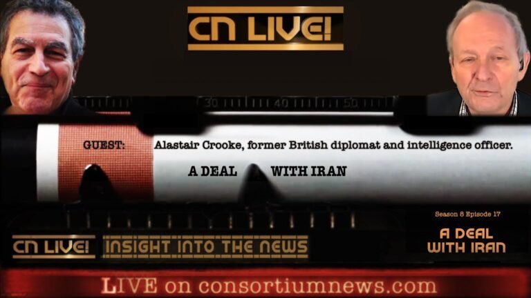 CN Live! — ‘A Deal With Iran’ – Consortium News