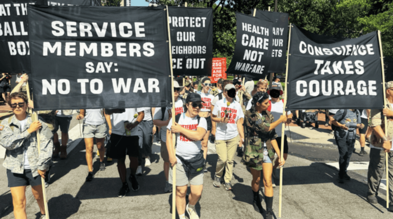 Largest Gathering of Service Members for Anti-War Protest Since Vietnam