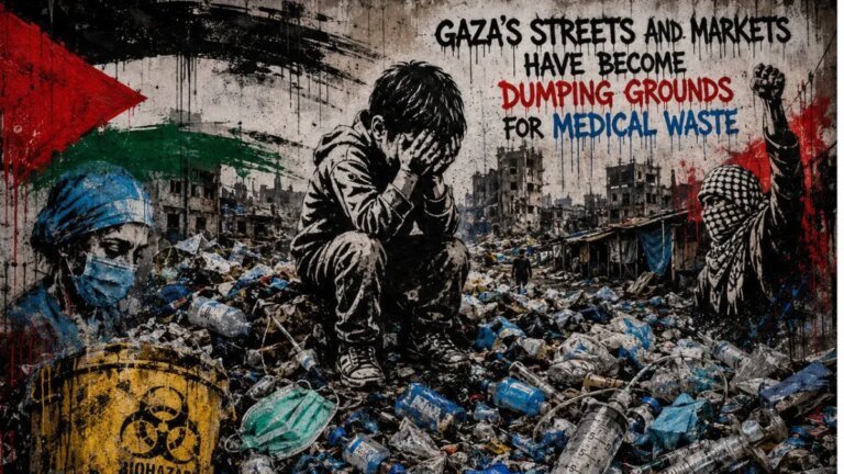 Gaza’s Streets and Markets Have Become Dumping Grounds for Medical Waste