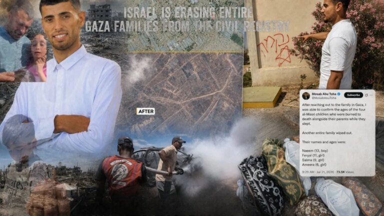 Israel Is Erasing Entire Gaza Families From The Civil Registry