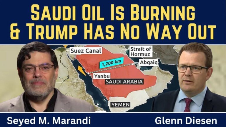 Saudi Oil Is Burning & Trump Has No Way Out