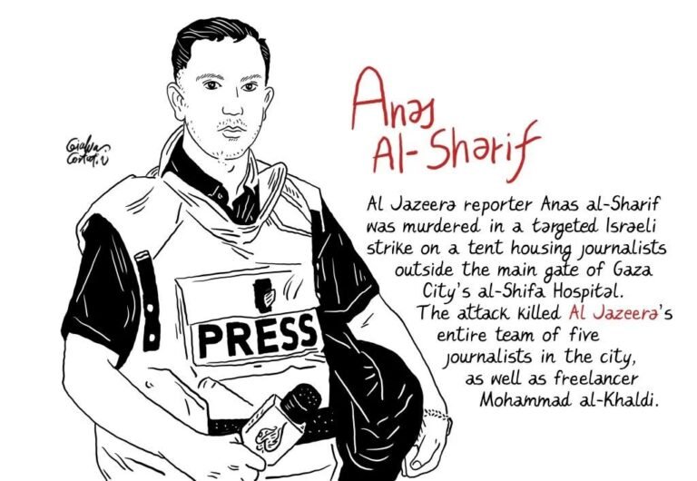 Anas Al-Sharif One Year Later: The Systematic Killing of Palestine’s Journalists