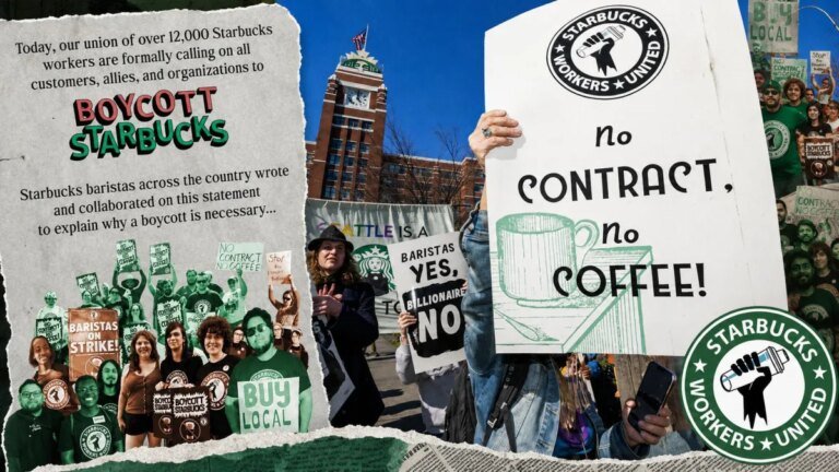 In First, Starbucks Workers United and Its 12,000 Members Call for Boycott