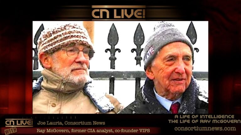 CN Live! — ‘A Life of Intelligence’ – Consortium News