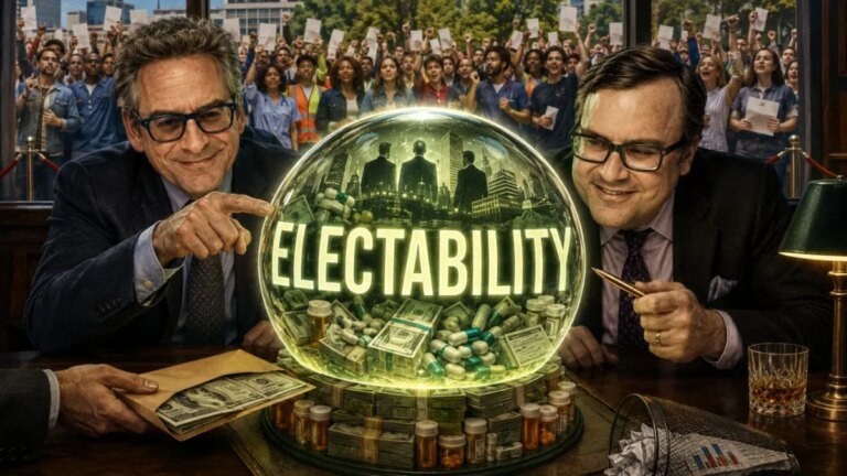 The Media’s Go-to ‘Electability’ Experts Are Funded By Wall St., Amazon, And Health Insurance Giants