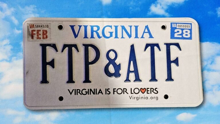 Virginia man says ‘FTP&ATF’ license plate is free speech. SCOTUS might hear his case.