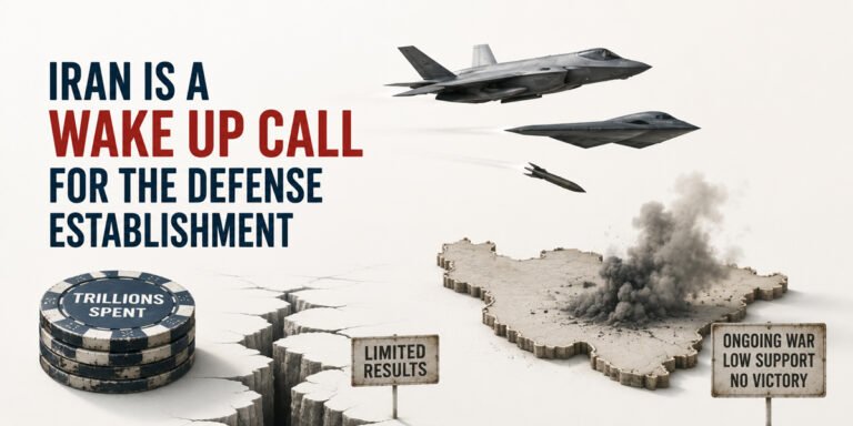 Iran Is a Wake-Up Call for the Defense Establishment