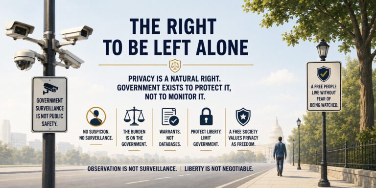 The Right To Be Left Alone