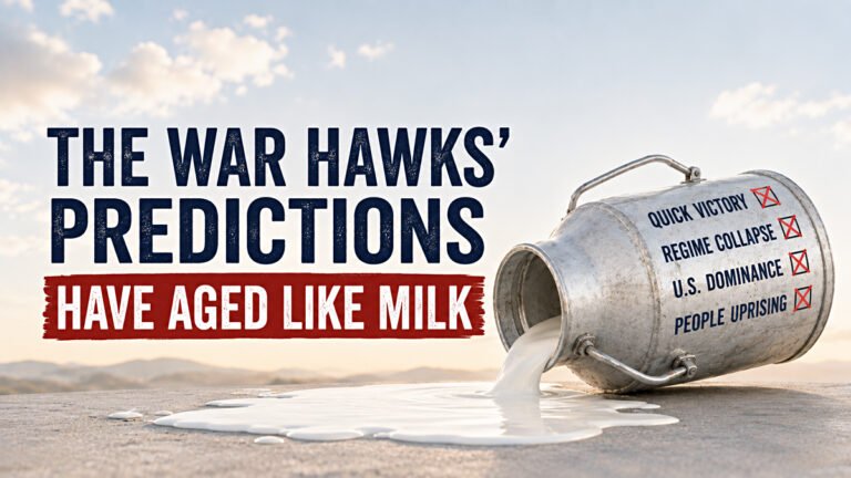The War Hawks’ Predictions Have Aged Like Milk