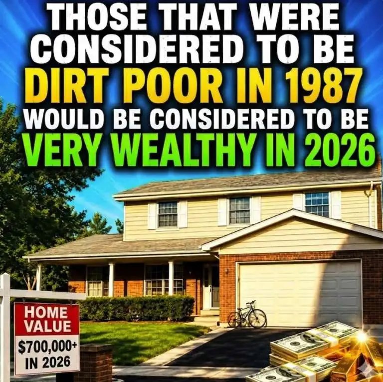 Those That Were Considered To Be “Dirt Poor” In 1987 Would Be Considered To Be Very Wealthy In 2026